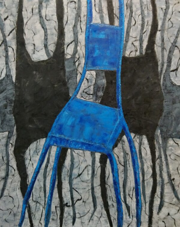 The Melancholia of Chairs, Blue Monologue with Shark Eggs